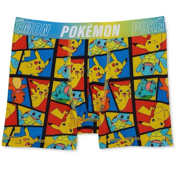 New Pokémon Boy’s Athletic Boxer Briefs 3 pack / Size 4 - Picture 8 of 10